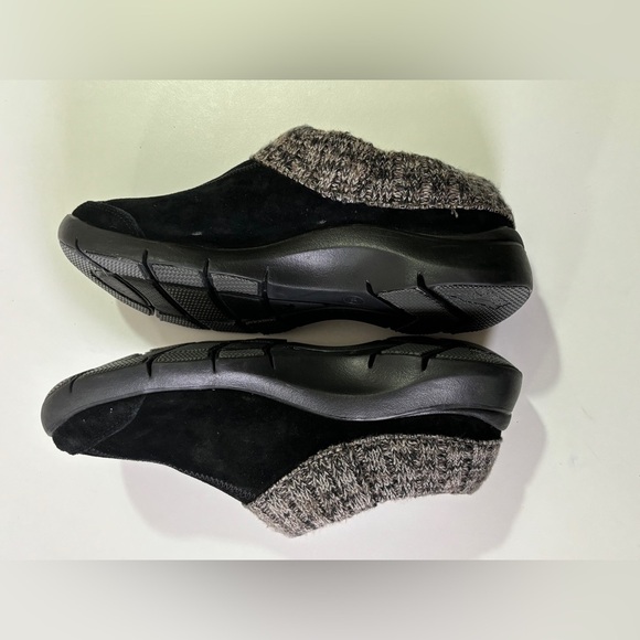 NWOT Dansko Eartha Black Suede & Knit Non Slip Comfort Mule Clog 36EU US 6 - Picture 8 of 9